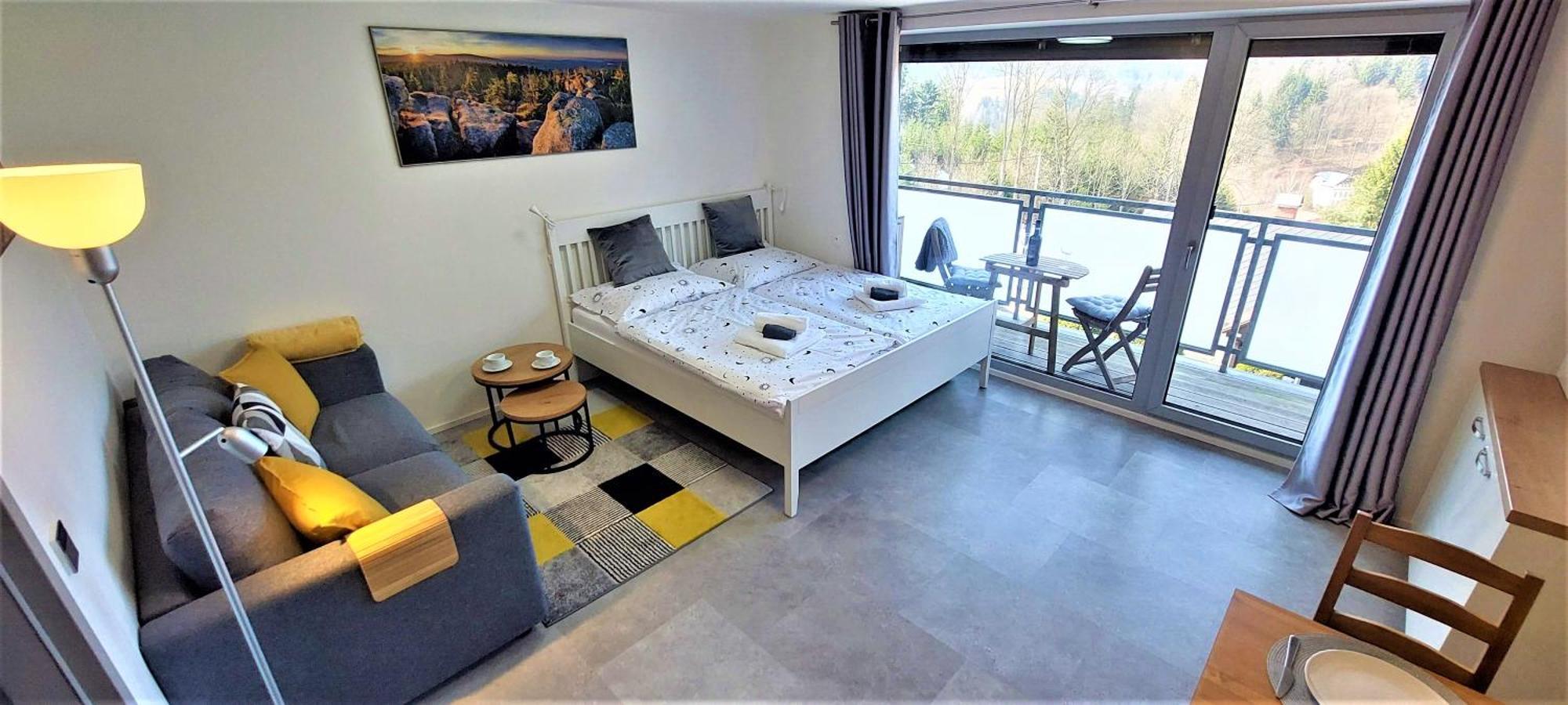 Apartman Na Kraji Lesa Янов-над-Нисоу Экстерьер фото